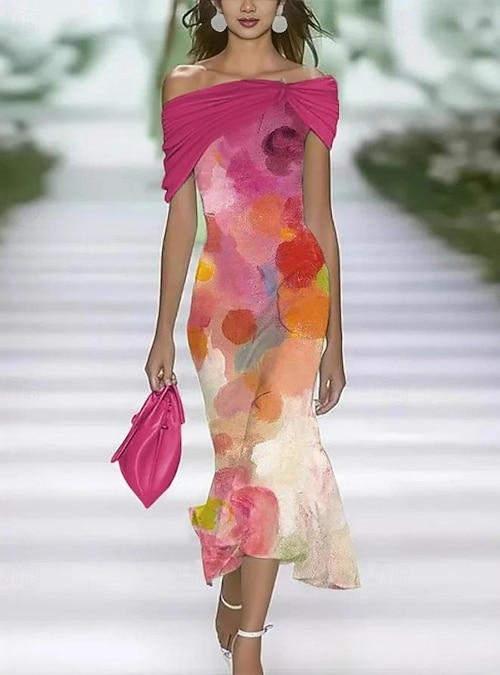 mermaid fresh out of fashion week dress Mermaid Fresh Out Of Fashion Week Dress - White