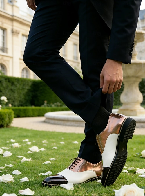 black and cream dress shoes Daphne Cream & Black Stiletto