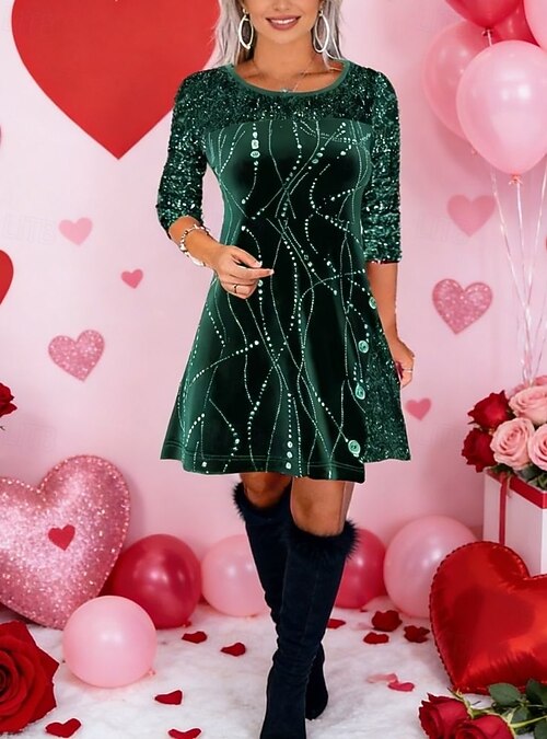 embellished holiday dress Girls: The Kindness Emerald Pearl Embellished Button Down Dress, (7/8) - The Mint Julep Boutique