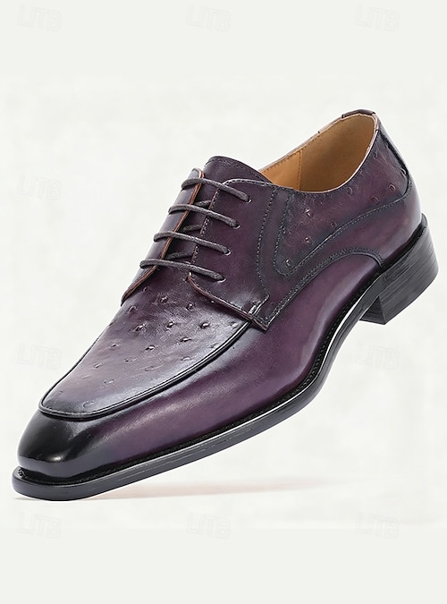 brown dress shoes outfit men Men's Coffee smooth calfskin Fusain three eyelets