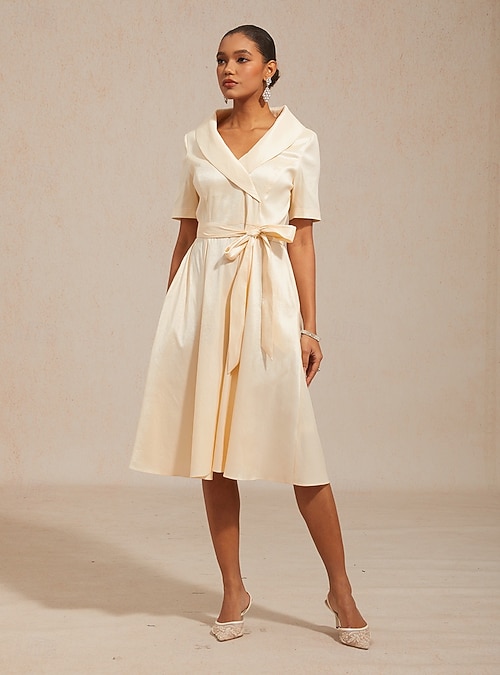 skater dress cream AX Paris Women's Scuba Sleeveless Mini SQUARE-NECK MINI PINAFORE DRESS 82 cmFabric composition dress pant colour:Black