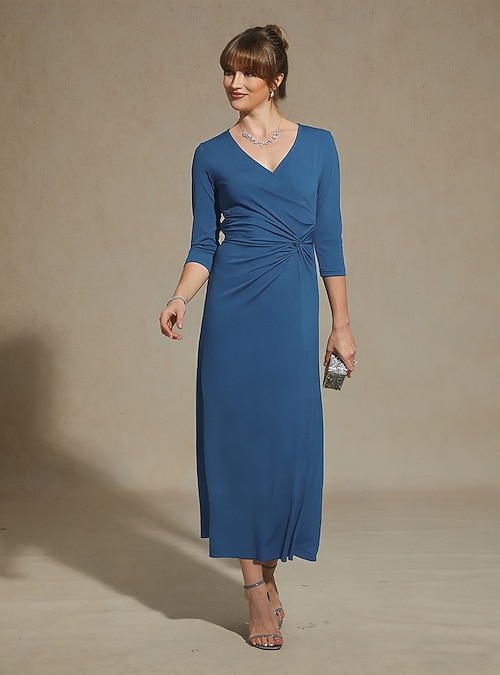 elegant wrap dresses for wedding guests Lucy - Elegant Wedding Guest Dress