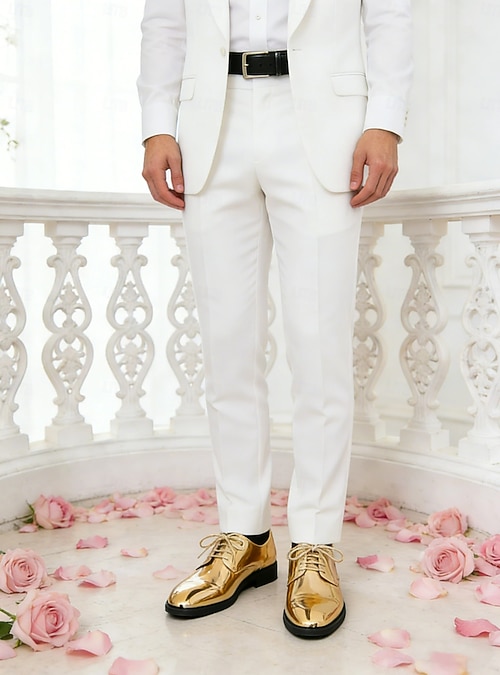 white and gold dress shoes for men Zapatos... #Versace... white-gold-point #shoes