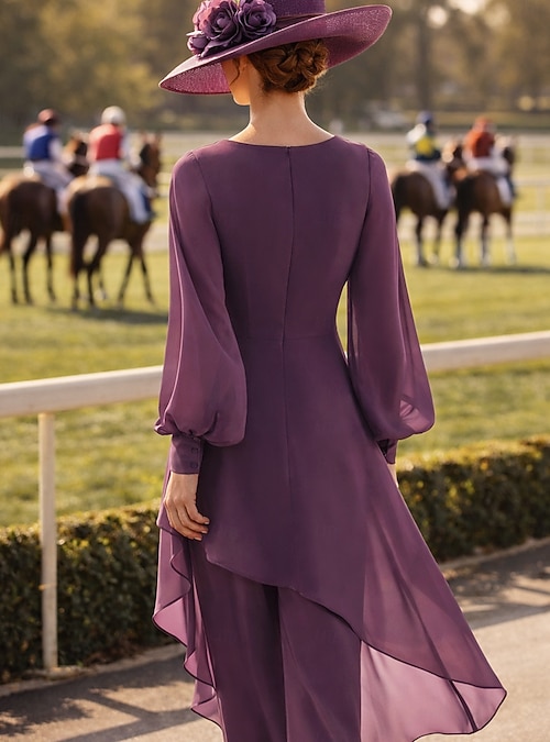 mother of the bride dresses vintage A-Line Dress V-neck Applique Lace Groom Party Gowns Line Beading Long Sleeves Tea Sheath Column Floor Length Mother