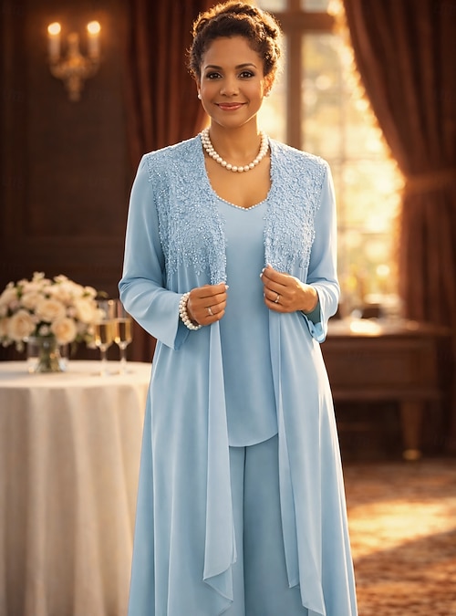 スーツ・フォーマル・ドレス et.UNiVER Organza Peplum 3Piece et