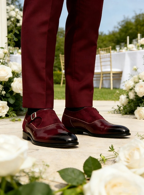 burgundy prom dress shoes prom burgundy dress Simple A Line V-Neck Burgundy Split Prom Dresses