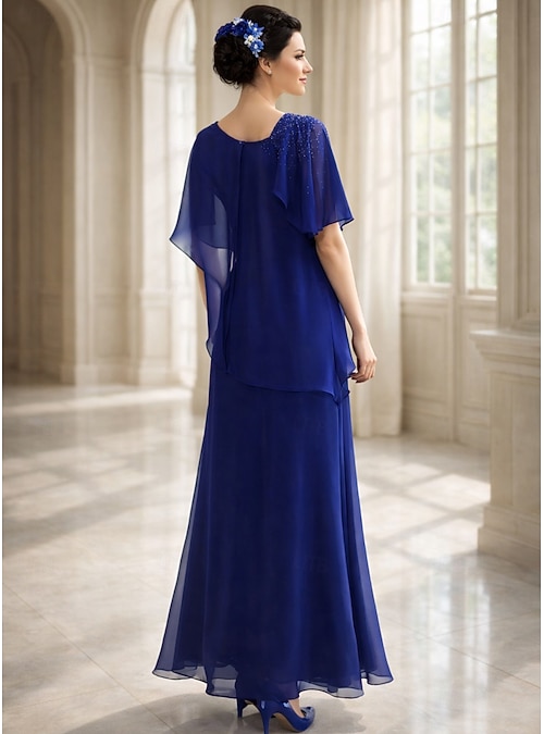 elegant solid square neck chiffon dress Solid Vintage Square Neck Balloon Sleeve A-Line Chiffon Satin Summer Wedding Dress Beach Simple Elegant Floor-length Court Open Back Bridal Gown with Sash