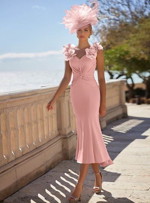 ankle length mermaid dress strapless ankle-length mermaid dress with back bow
