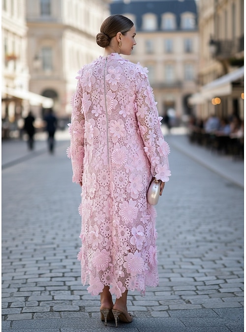 mother of the bride embroidered dress Nox Anabel -ME126 Embroidered Beaded Applique Satin Sheath Dress 14W / CAPPUCCINO