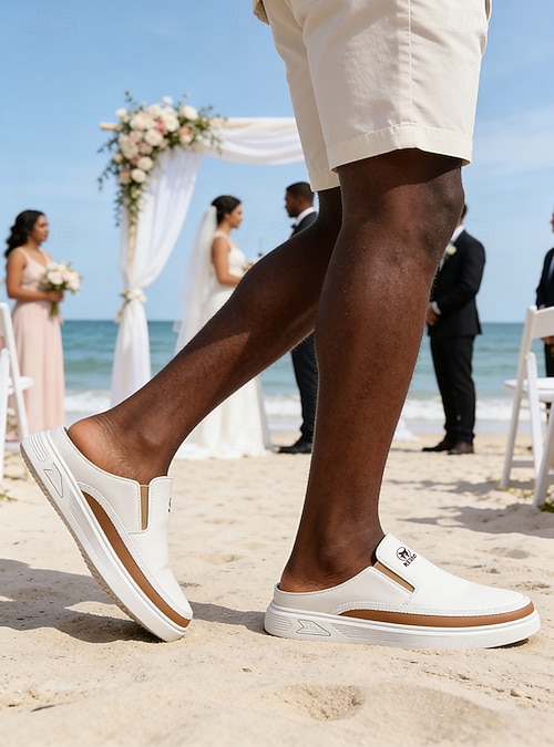 beach dress shoes mens Men's Shoes For Beach Wedding