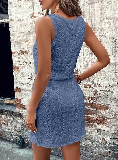 royal blue mini dress casual Martie Mini Dress Navy