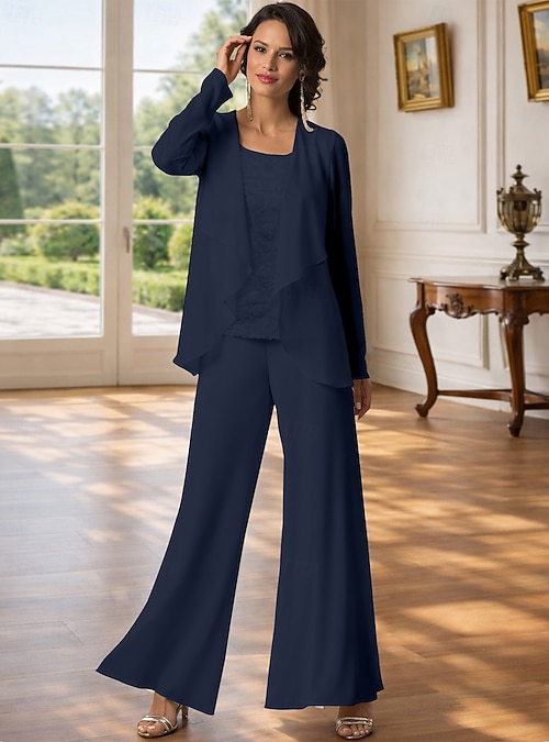 plus size dress pant suits Pants 3pcs Mother of The Bride Suits for Wedding Guest Black 16 Plus : Clothing, Shoes & Jewelry Payin It Forward Capri Blazer Set in Black size Medium by Fashion Nova Evening Pant Suits Plus Size