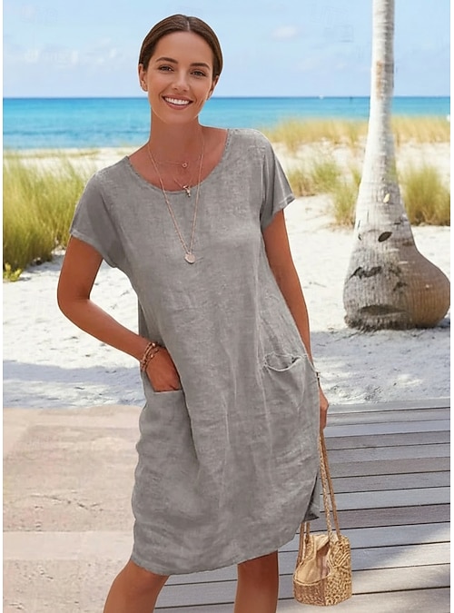 short fitted casual dresses Aspen Puff Sleeve Eyelet Mini Dress