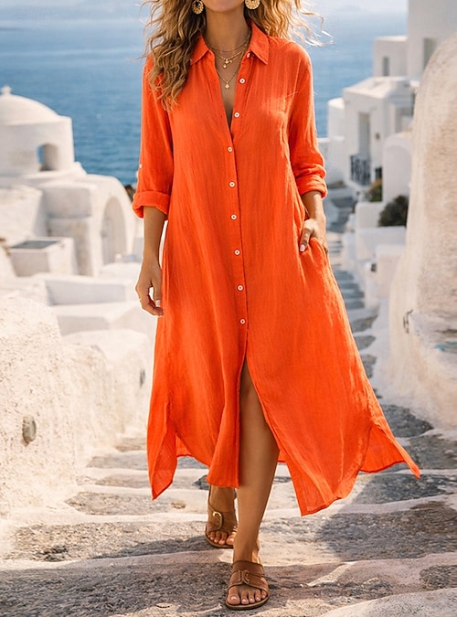 a line dresses casual KissProm Modest A-Line Long Sleeve Floor Length Train Simple Chiffon Bateau V-Back Wedding Dress, Diamond White / 14 beautifully framing the shoulders and collarbones with a delicate 3D Effect Sleeveless Basic Neckline