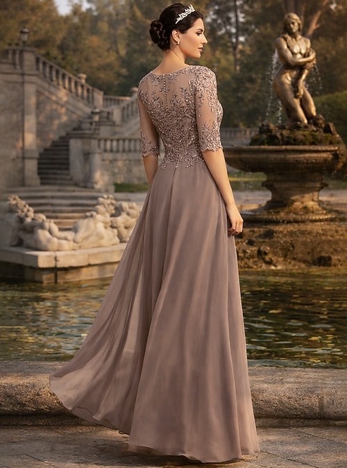 elegant petite mother of the bride dresses with sleeves Elegant White Backless Evening Dress,White Party Gown Y7209 –  Simplepromdress
