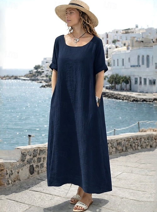 black cotton work dress Cameo Cut Dresses | Champagne Dress Color Name:Black/ Coffee Double check front closures Mandarin collar