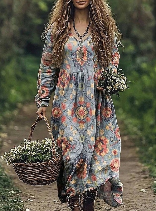 boho maxi dress au PARIS Maxi Dress | Boho Gypsy Dress Australia main image 0