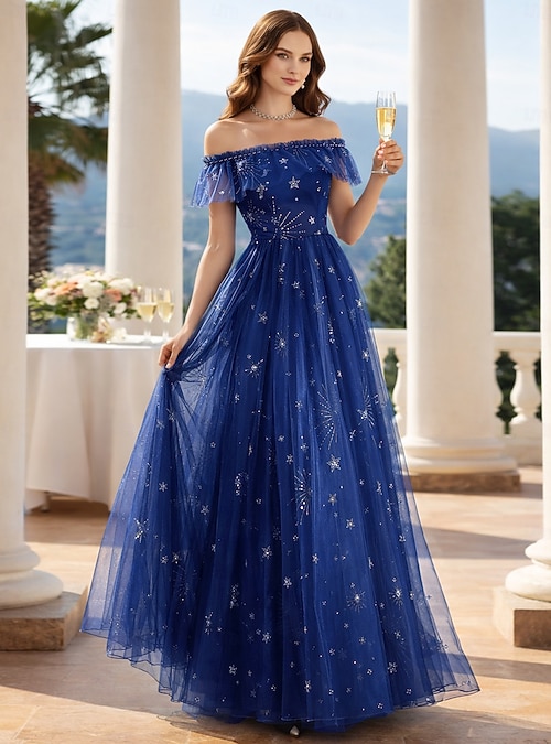 au prom dresses DOMINIKA Strapless Sheer Bodice Fitted Mermaid Prom & Formal Dress