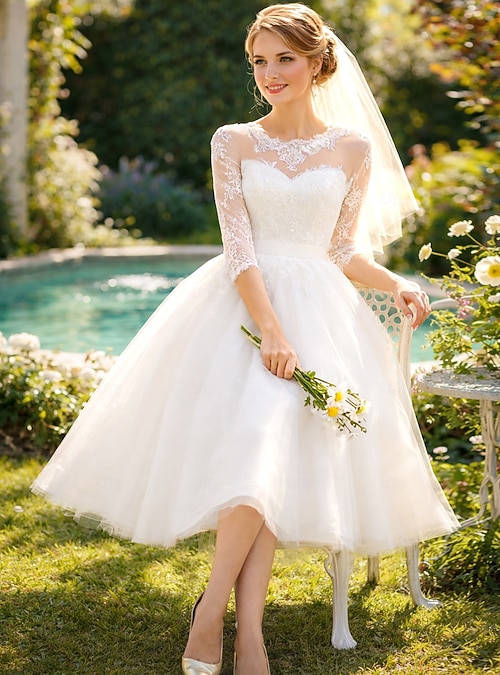 little white dress bridal and formal Ornament Little White Dress – Bridal and Formal main image 0