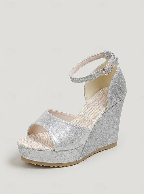 silver wedge dress shoes Touch Ups Beatrix