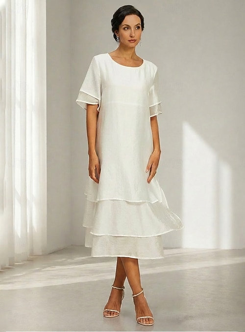 loose fitting cocktail dresses Rose Pink Cocktail Dresses With Pocket A Line Off The... From Meetyy, $46.6