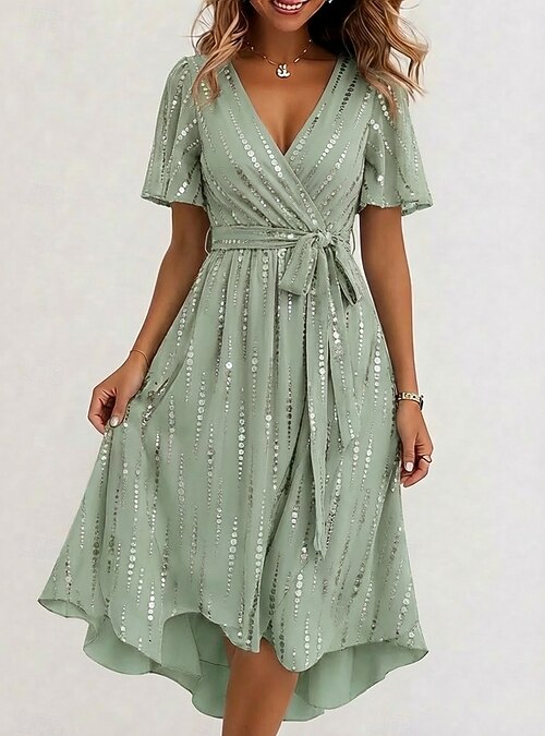 holiday tea party dress blue tea party dress Afternoon Tea Mini Dress