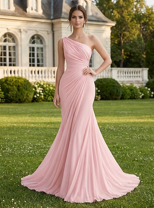 brush pink dress Pink brush strokes dress Twine