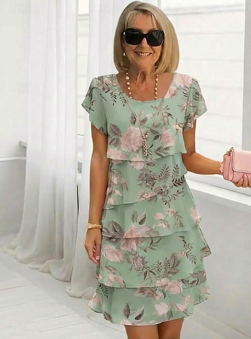 green chiffon dress knee length Fashion Chiffon Pleated Sloping Sleeveless Knee Length Bridesmaid Dress