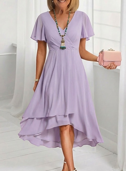 light purple swing dress Brigitte Brianna Swing Dress