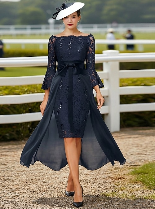 sparkly long dress Sparkly Blue Sheath Long Prom Dress with Sequins and Slit – Lovedreamdress