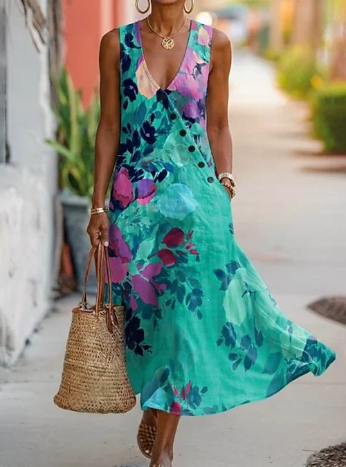 sage green beach dress Leely Women Sage Green Halter Ruffled Bridesmaid Dress with Slit Lace-Up Back Long Wedding Guest Dress