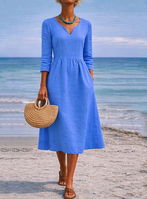 tartan dress midi Clark Tartan Ruffled Mary Dress With Flutter Sleeve