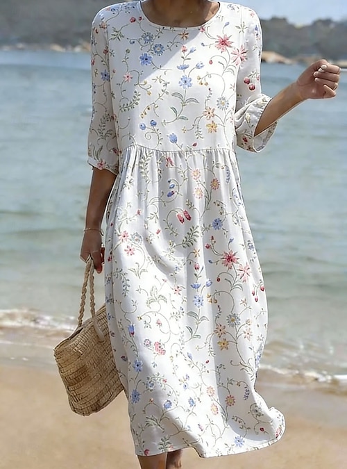 summer dress a line midi Pink Colorblock Sleeveless A Line Midi Dress *FINAL SALE* – SSYS