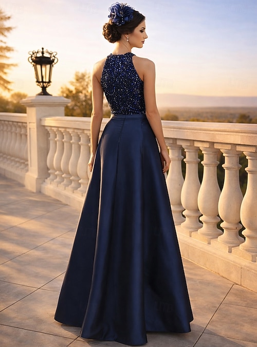 A-Line Asymmetrical Evening Gown Wedding Guest Dresses Ball Gown Formal Dress Sparkle & Shine High Low Sleeveless Jewel Neck Party Wear Semi Formal A-Line Asymmetrical Evening Gown Wedding Guest Dresses Ball Gown Formal Dress Sparkle & Shine High Low Sleeveless Jewel Neck Party Wear Semi Formal