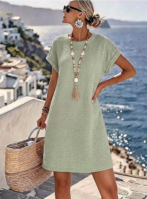 dress knit summer style Spring Floral Knit Dress: Simplicity 8874  brittany j jones