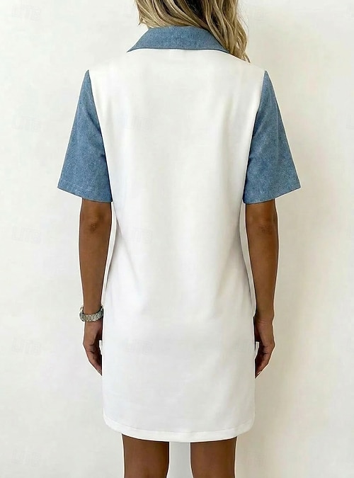 acid wash denim skater dress Medium Square Neck Corset S / Medium Wash low_availability_us Size:20