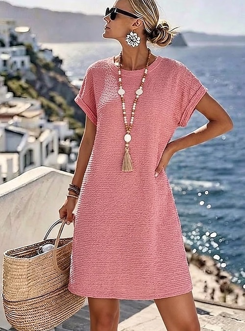 casual knee length summer dresses Knee-Length Summer Dresses For Women Over 50