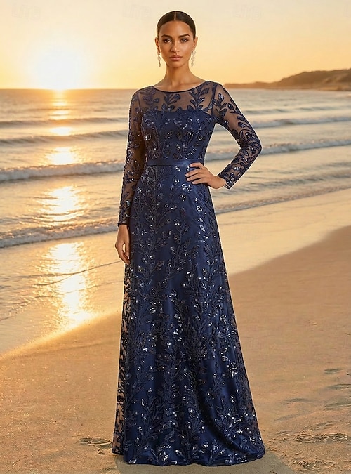 long sleeve formal evening party dress product info and reviews Long Sleeve Long Formal Dress: CLCH054 Black / Small