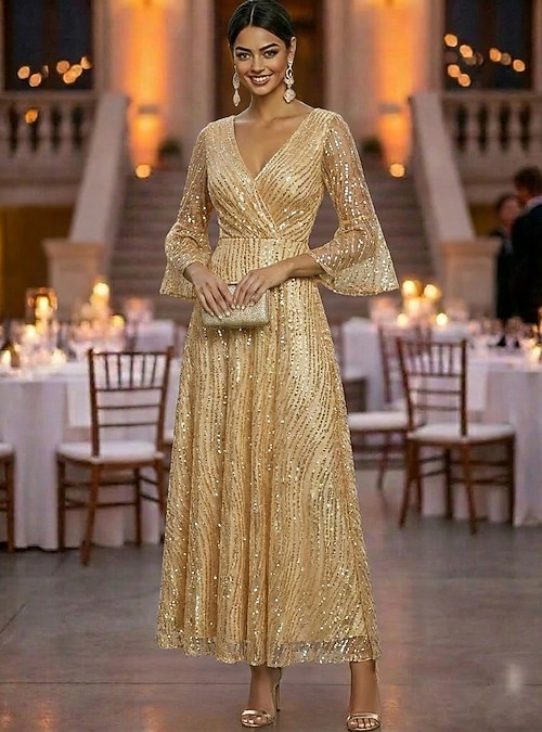 mermaid formal dress with sleeves Royal Blue Long Sleeves Sequins Mermaid Evening Dress With Slit main image 0