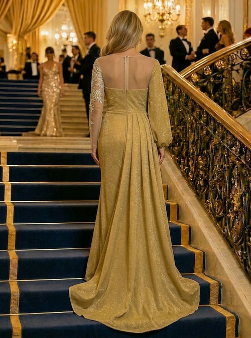 long sleeve ball dresses nz Long Sleeve Formal Dresses