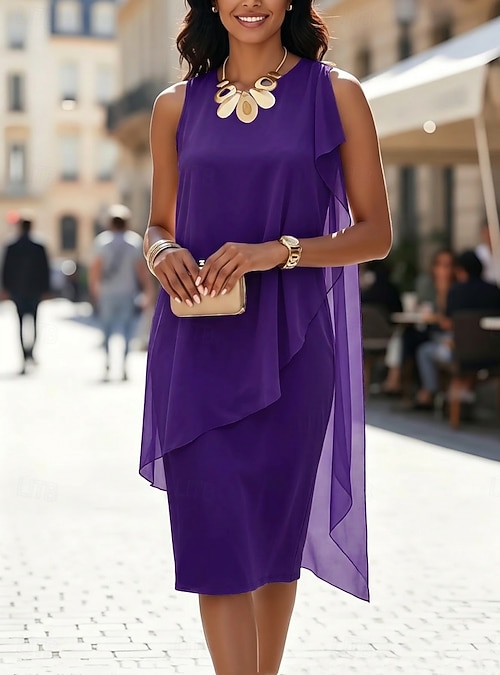 modern classy knee length dresses Marsoni M251S Cocktail Short Formal Knee Length Dress