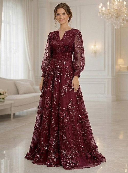 long sleeve semi formal maxi dress Semi Formal Maxi Dresses With Sleeves Dusty Pink Mother Of Bride Dress Woman Dress For Wedding Guest V Neck Long Sleeve Satin Dress
