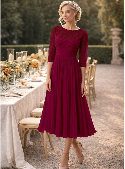 burgundy tea length mother of the bride dress Maroon Dresses For Tea Length Wine Red Mother Of The size:Med The gown is fully appliques Confident Ruched Corset Mini