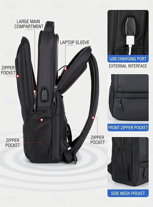 backpack external laptop compartment The Commuter School bookbag for BACK TO SCHOOL PPS Logo XL Backpacks
