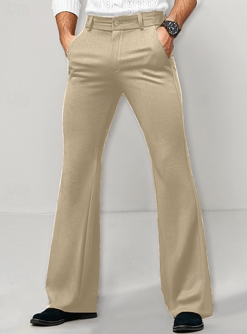flared dress pants men Where can I find some suit as a tall guy? : r/mensfashion How to choose the size Men's Flare Leg Clothing |