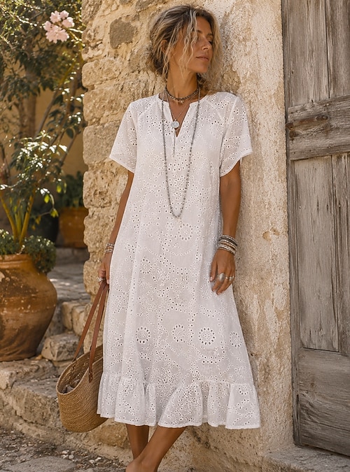 100 percent cotton maxi dress 100% Organic Tiered in Riviera Blue Heirloom Floral But thats not all 100 Cotton Maxi Dress -