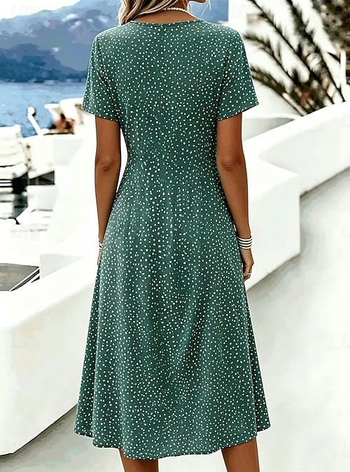 calf length t shirt dress Time and Tru Women's Cotton T-Shirt Dress, Sizes XS-XXXL