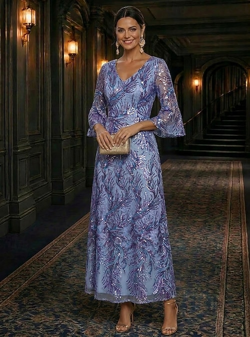 mother of the bride dresses in chocolate brown Satin Dress with Short Sleeve Pockets V-Neck A-Line Maxi Formal Gown COCOMELODY CM0408, Purple Green Ombre Pleated Maxi shop_celebration Size:US 7.5-8 / UK 7 its busy season together