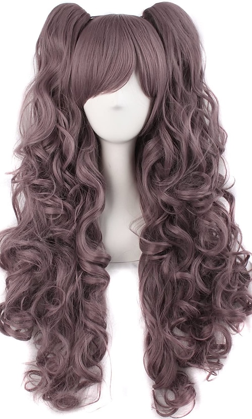 Extension per capelli biondi ricci ondulati coda di cavallo di marca estiva per donna - Coda di cavallo lunga glamour con clip per capelli da festa