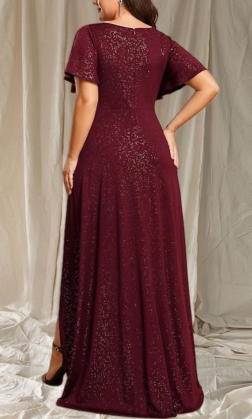asymmetrical dresses for wedding guest Asymmetrical Sleeveless Maxi Dress with Ruffles